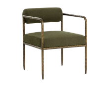 Sunpan 111806 - Ajani Dining Armchair - Copenhagen Olive